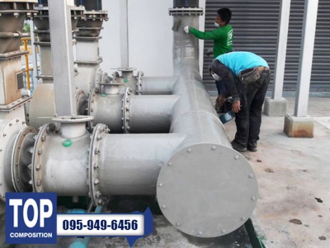 ท่อเหล็กเคลือบไฟเบอร์กลาส